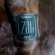 【ZILLI】Size XL★フランス ジリー カシミヤ 千鳥柄 メンズ ブルゾン★毛皮 ジャケット コート_画像7