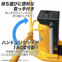 隙間からのジャッキアップ ★2way 油圧式爪ジャッキ ５トン★ 爪部2.5t/ ヘッド部5t 爪付きジャッキ ボトルジャッキ Type-5ｔ_画像4