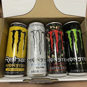 モンスターエナジー リハブ レモネードティー　エナジー スーパーコーラ ドリンク ゼロシュガー　ウルトラ　　