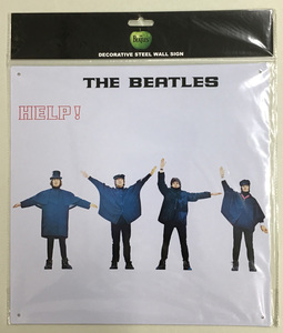 ビートルズ THE BEATLES「HELP!」ディスプレイ DECORATIVE STEEL WALL SIGN