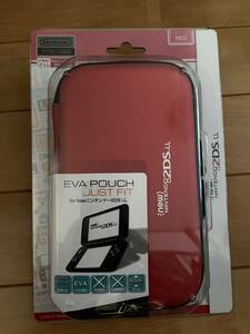 新品 new Nintendo 2DS LL EVA POUCH ライセンス商品　レッド