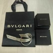 【空箱のみ】BVLGARI ブルガリ リングケース　指輪ケース　箱 紙袋　リボン　美品_画像5