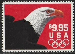 アメリカ1991＃2541白頭鷲＄9.95 　未　＄20.00