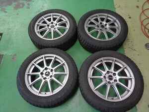 215/55R17　ブリジストン　ブリザック　VRX　17×7J+48　エスティマ　GSR50　ACR50