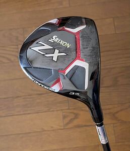 中古クラブ／SRIXON スリクソン／ZX 3W 15°／The ATTAS ジ・アッタス／6S