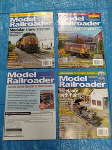 洋書　中古　アメリカ鉄道模型雑誌　HOゲージ　model railroader　2021年　2月　3月　5月　6月号