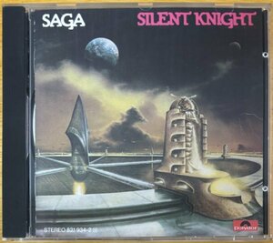 ◎SAGA / Silent Knight ( 3rd : 加産Prog Hard / Catchy Approachable Melody ) ※ ドイツ盤CD / 初版【 POLYDOR 821 934-2 】1984年発売