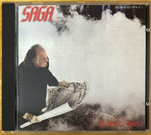 ◎SAGA / Worlds Apart (4th :Rupert Hine / 加産Prog Hard / Electro Pop / Catchy Melody)※独盤CD/初版【POLYDOR 821 479-2】1984年発売