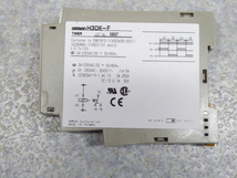 未使用品 OMRON オムロン フリッカー タイマー H3DE-F 2個セット 管理5C1122J-YP17_画像3