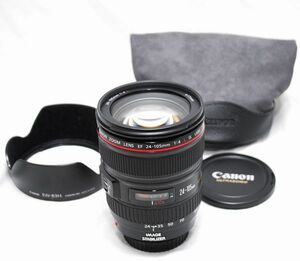 【超美品・純正フード付き】Canon キヤノン EF 24-105mm F4 L IS USM