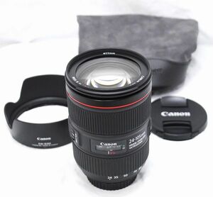 【新品級の超美品・純正フード付き】Canon キヤノン EF 24-105mm F4 L IS Ⅱ USM