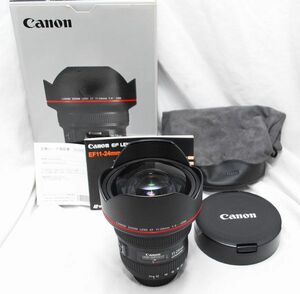 【新品級の超美品・メーカー保証書 付属品完備】Canon キヤノン EF 11-24mm F4 L USM