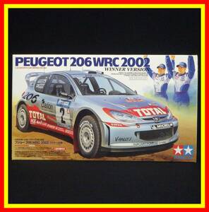 李7925 未組立 保管品 タミヤ 1/24 プジョー 206 WRC 2002 ウィナー仕様　　　　