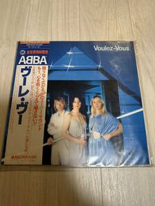 YR5)ABBA アバ　ヴーレヴー　レコード　昭和　昭和レトロ　ディスコメイト　帯付き　