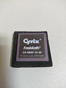 数値演算コプロセッサ Cyrix CX-83D87-33-GP 一部動作確認