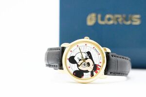 1163　SEIKO LORUS DISNEY MICKEY MOUSE QZ　　V501-6T90　　セイコーローラス ディズニー ミッキーマウス クォーツ 腕時計 箱