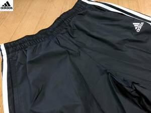 adidas(アディダス) 撥水・防風性 3ストライプス ウインドパンツ GE0428(BLACK)Ｌ(７９－８５) 