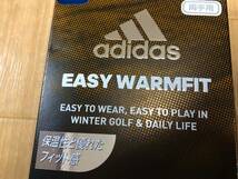 adidas Golf(アディダスゴルフ)EASY WARMFIT タッチスクリーン対応 フリース ウォーム 両手 グローブ GU6187(ネイビー)２１－２２ＣＭ_画像2