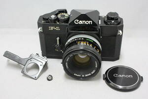■アキバカメラ■　キヤノン（Canon）　F-1 + FD 50mm F1.8 S.C.　難あり品です