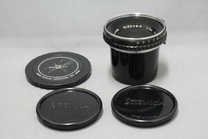 ■アキバカメラ■　ゼンザブロニカ（ZENZA BRONICA） キャップ類 + ニコン（Nikon）　NIKKOR-P 7.5cm F2.8　難あり品です