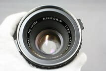 ■アキバカメラ■　ゼンザブロニカ（ZENZA BRONICA） キャップ類 + ニコン（Nikon）　NIKKOR-P 7.5cm F2.8　難あり品です_画像8