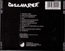 ＊中古CD Dischargeディスチャージ/WHY+2 1981年作品1st+ボーナストラック2曲収録 英国D-BEAT RAW PUNK ENGLISH DOGS AMEBIX DOOM G.B.H_画像2