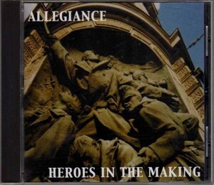 ＊中古CD ALLEGIANCE/HEROES IN THE MAKING 2001年作品1st 京都パンクロック THE GRIFFIN LRF VSE SANDIEST RUST CREED BALZAC