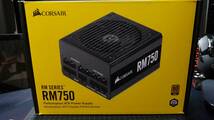 【動作品】CORSAIR RM750 ATX750W電源 GOLD認証 プラグ式_画像1