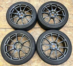 【希少！】RAYS ZE40 18インチ 8.5J＋44 PCD112 5穴 5H VW ゴルフ ベンツ Cクラス CLS CLA AMG BMW アウディ TT S4 A3 A4 A6 