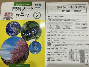 最新☆中学2年生　理科ノート＆ワーク　東京書籍　高校受験　高校入試　定期テスト