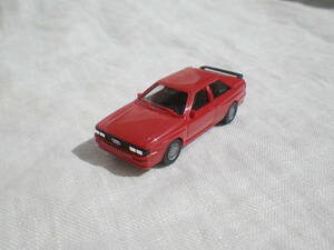 ★ 絶版 W.GERMANY 西ドイツ製 Herpa ヘルパ Audi Quattro Sport アウディ 赤 ハイクラス ミニカー ★