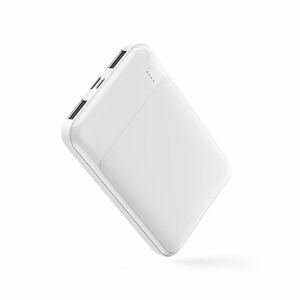 モバイルバッテリー 6800mAh 軽量 小型 コンパクト 急速充電 2台同時充電可能 TYPE-CとMicroUSB PSE