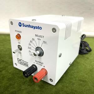 ★☆通電確認済 Sunhayato/サンハヤト DC Power Supply/DCパワーサプライ DK-910 セレクターつまみ欠品 現状渡し品