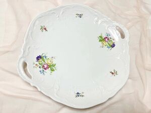  Rosenthal ROSENTHAL Classic rose CLASSIC ROSE Germany Western-style tableware large plate plate floral print 1 sheets 