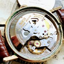 #2835【シックでお洒落】メンズ 腕時計 ブローバ BULOVA 動作品 アンティーク ヴィンテージ 機械式 自動巻き 金張り ゴールドF 17石_画像10