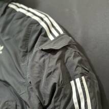 新品 adidas originals ウィンター ボンバージャケット Msize 黒 アディダス オリジナルス ファーフード 保温 ブルゾン パーカー 秋 冬 服_画像5