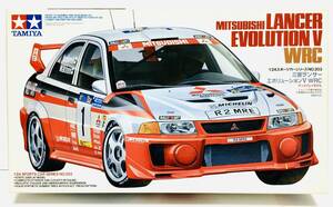 即決タミヤ1/24 三菱ランサーエボリューションV WRC No.203 未組立 日本製 デカール難あり TAMIYA 1/24 MITSUBISHI LANCER EVOLUTION V WRC