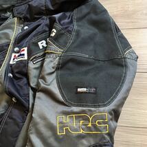 HRC HONDA RACING Jacket ホンダレーシング ライディング ビンテージ ジャケット LLサイズ バイク ツーリング ユーズド 擦れ,穴あり_画像4