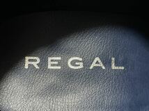 極美品 REGAL リーガル K4J 0452 24GR 23.5 ビジネスシューズ レザーシューズ メダリオン 内羽根式 メンズ ブラウン _画像8