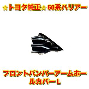 【新品未使用】トヨタ 60系ハリアー ASU60W フロントバンパーアームホールカバー 左側単品 L TOYOTA HARRIER 純正部品 送料無料