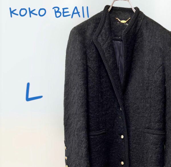 ★ウール100%★KOKO BEAll オンワード　ロングコート　Lサイズ