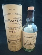 【空瓶】The Balvenie 14Years CARIBBEAN CASK ザ・バルヴェニー14年 カリビアンカスク 40° 700ml 箱入 （サントリー正規）_画像1