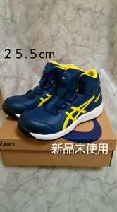 ◆新品未使用◆ 安全靴 asics [アシックス] ウィンジョブ CP304 BOA (size)２５.５cm