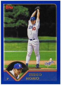 即決! 2002 野茂英雄 MLB Topps カード #93