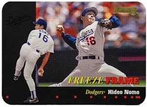 即決! 1995 野茂英雄 U.S. MLB Donruss Freeze Frame カード #4, 2851/5000