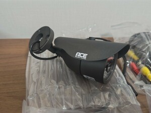 防犯カメラ 監視カメラ ACE SECURITY SYSTEM 137万画素 型式AAC671135 レンズ焦点距離:3.6mm 未使用品 ジャンク セキュリティ カメラ