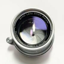 ライカ Leica トリウム ズミクロン L50mm/F2 沈胴【Leitz Summicron 5cm】放射能 アトムレンズ_画像5