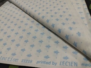 ☆シーチング0604☆幅約100cm×長さ約50cm 　入園入学準備に！　ハンドメイド 1127 Q36 ルシアン LECIEN petit fleur collection