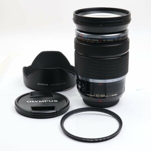 OLYMPUS マイクロフォーサーズレンズ M.ZUIKO DIGITAL ED 12-100mm F4.0 IS PRO 高倍率ズームレンズ 防塵防滴