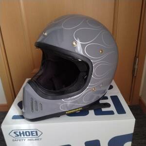 SHOEI EX-ZERO ショウエイ Lサイズ　ピンストライプ　フレイムス　バサルトグレー